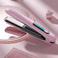 Wireless Hair Straightener Flat Iron Mini 2 IN 1 Roller USB 5000mAh Max 200 Degree Portable Cordless Curler 4 Levels