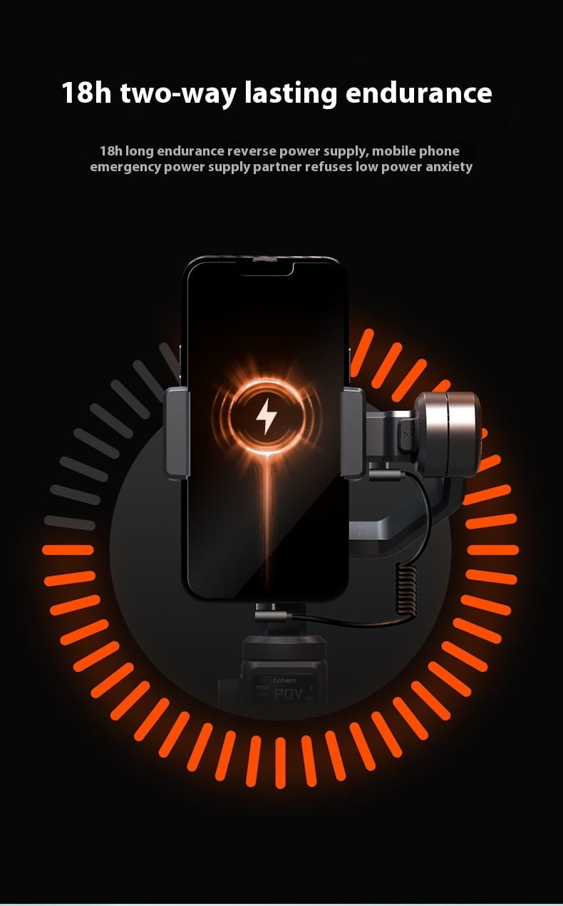 Mobile Phone Stabilizer with Face Tracking and AI Features