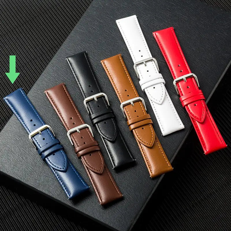 Strap Plain Bamboo Groove Leather