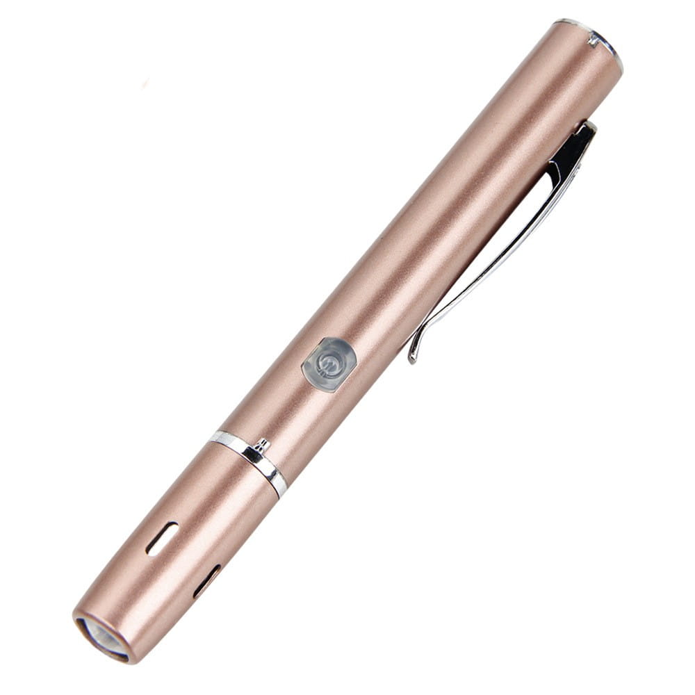 Medical Flashlight USB with Check Pupil Pen and LED Light Source