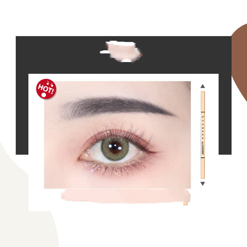 Thin Double-headed Small Triangle Machete Eyebrow Pencil Wild