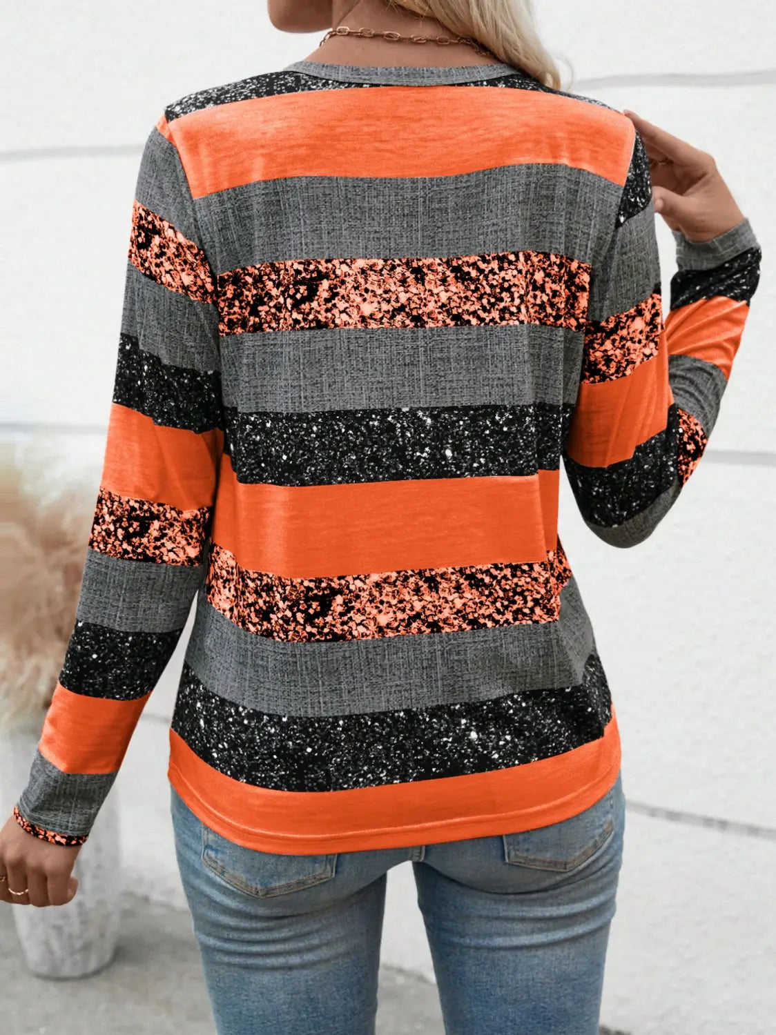 Bloc de culoare coreeană japoneză cu mânecă lungă, casual, cămașă din poliester pentru femei