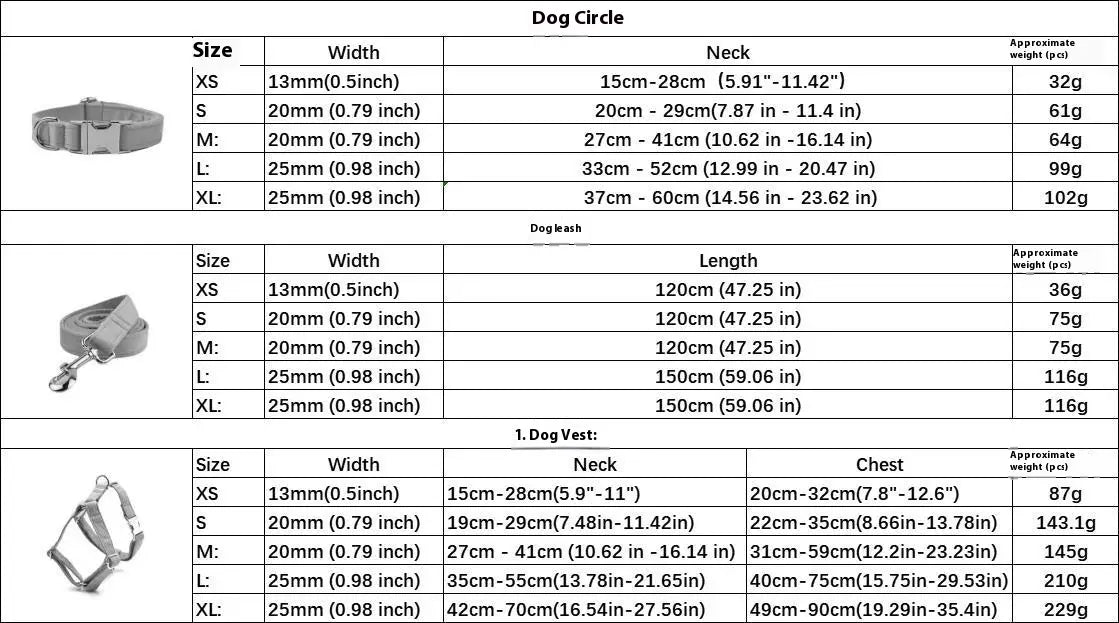 Collar de perro y correa con chaleco de arco de banda circular para mascotas