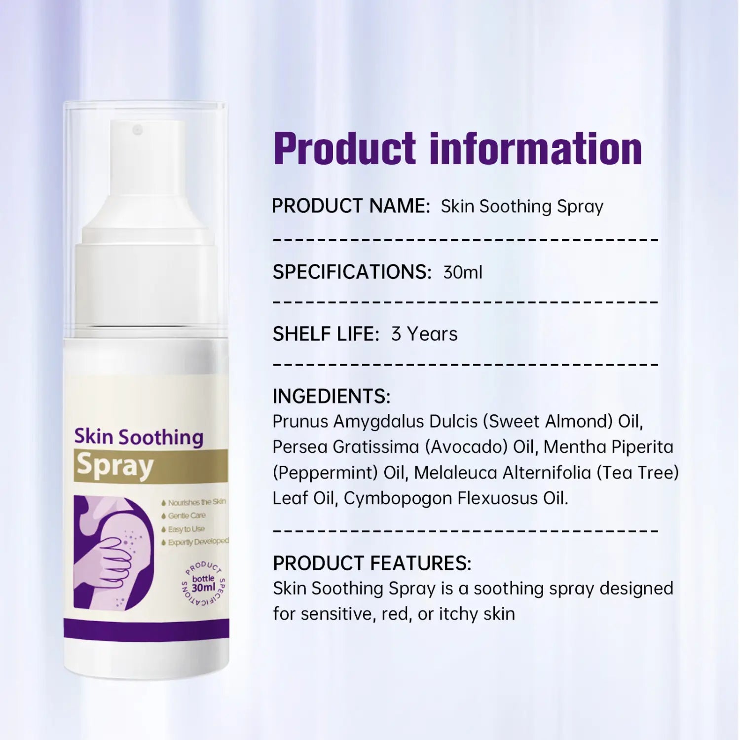 30 ml påfyllbar sprayflaske for parfyme Travel kosmetisk flytende beholder