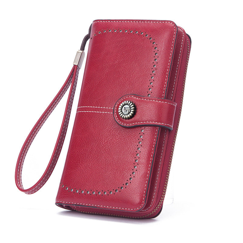 Stylish Retro Minimalism Long Wallet - Wallets Just Wanna Have Fun in Retro Style