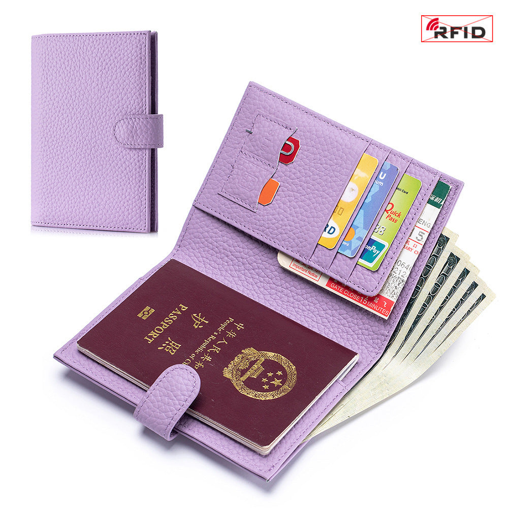 Leather Ultra-thin Passport Bag RFID Multifunctional - Passport Bag That’s Thinner Than Your Excuses