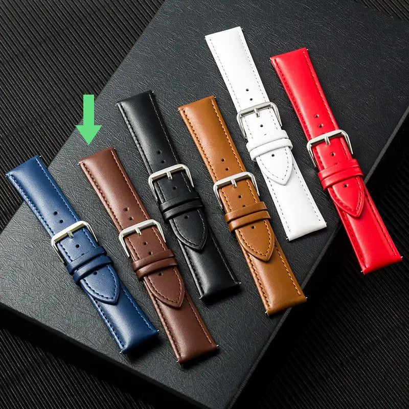 Strap Plain Bamboo Groove Leather