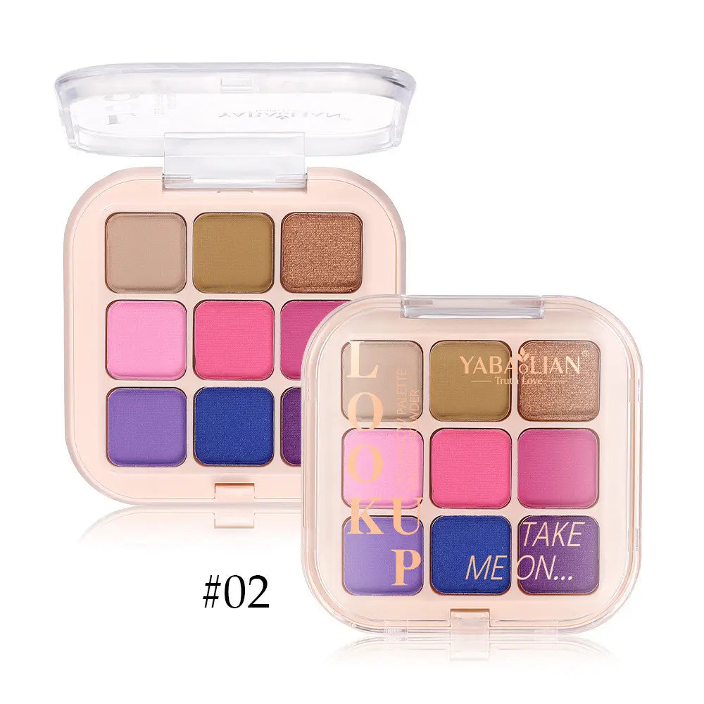 Colorful Fog Eye Shadow Plate with Multiple Shades for Creative Makeup