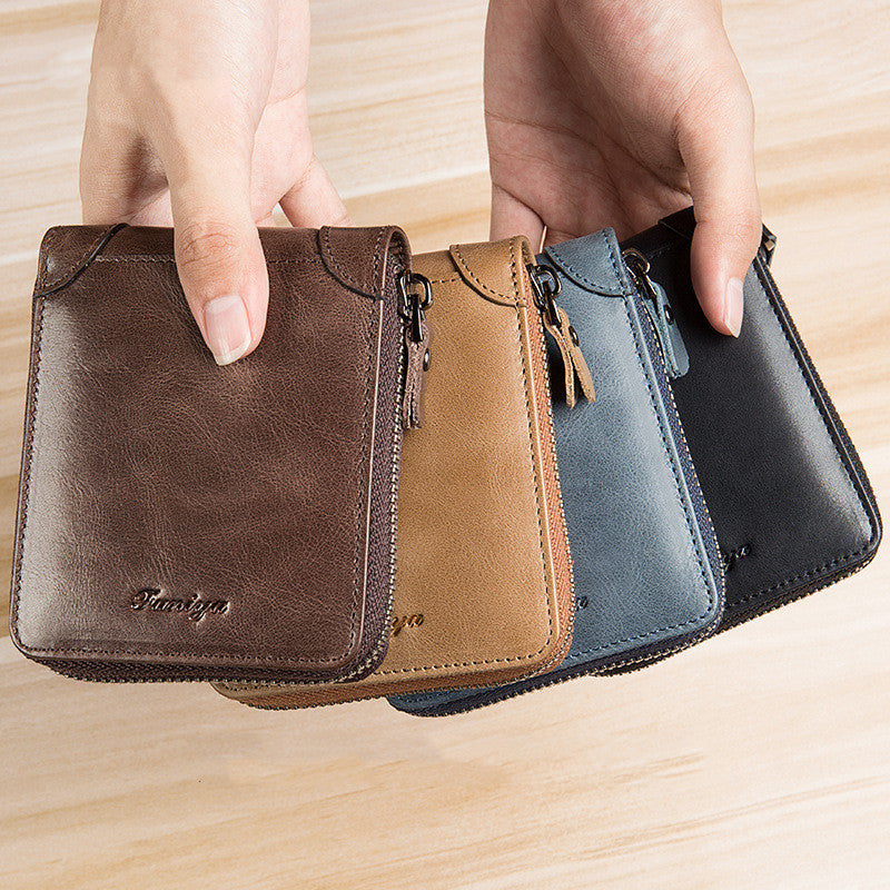 Men’s Wallet Wallet - Men’s Wallet Wallet for Perfect Card Positioning