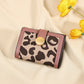 Women’s Trendy Leopard Print Fashion Short Wallet - Wildly Stylish Leopard Print Short Wallet for Women