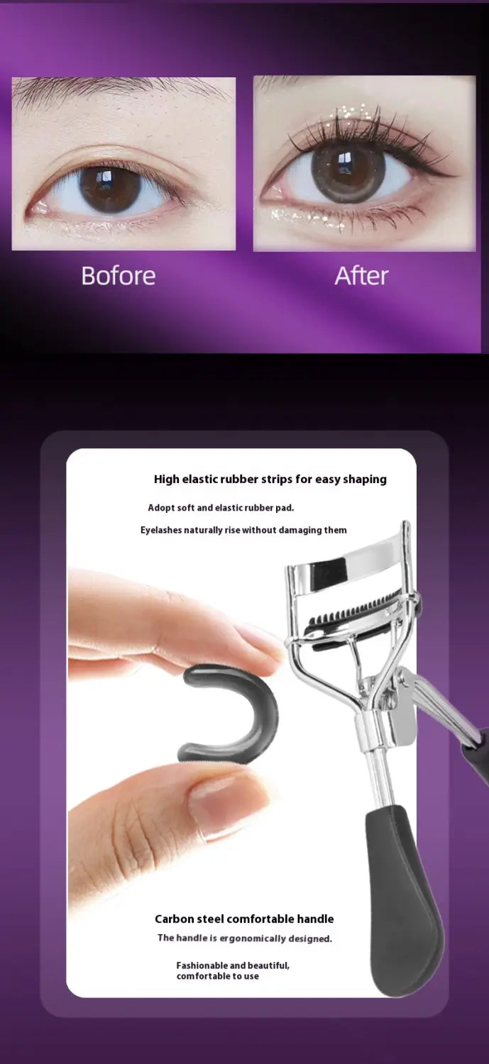 Color Ribbon Comb Set Black Pink Purple Yellow Green Box