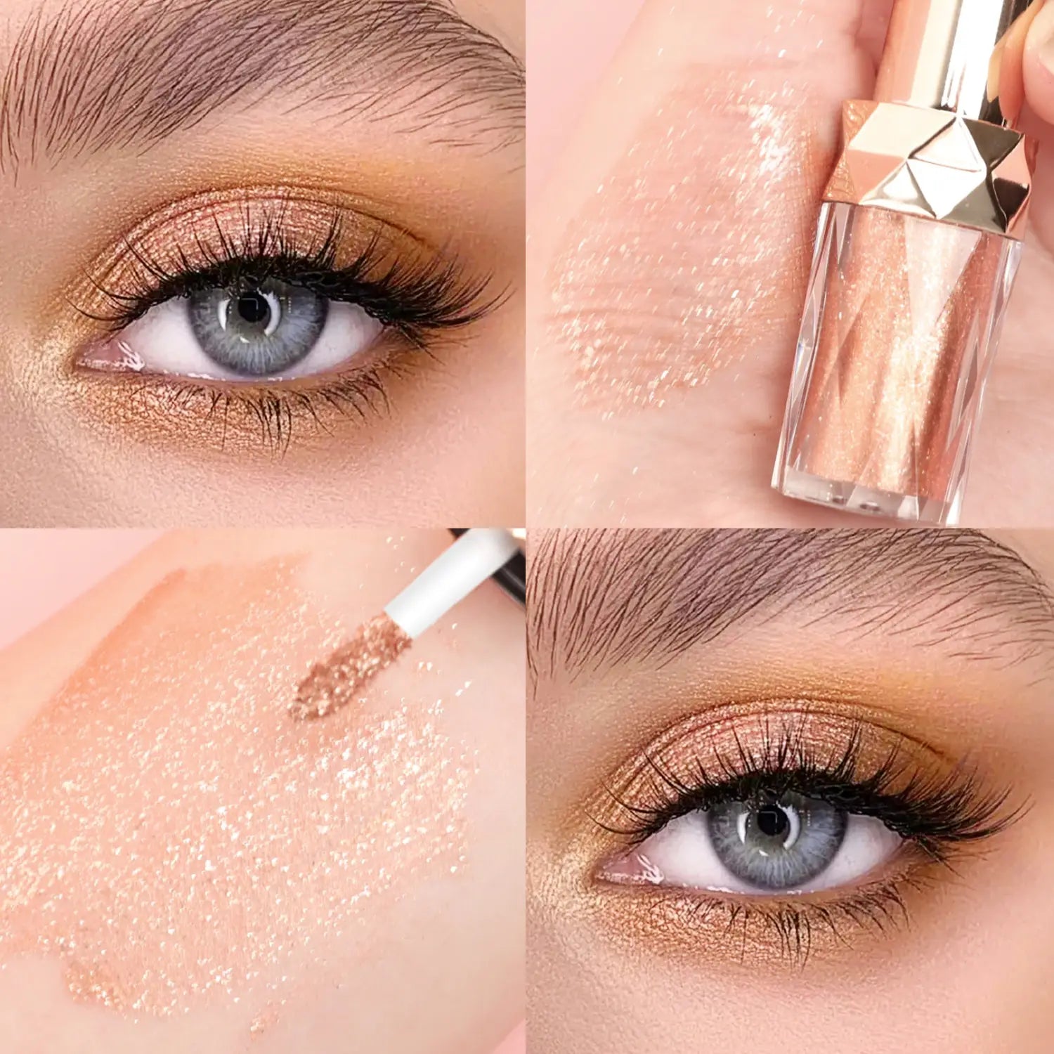 Diamond Pearl Liquid Eye Shadow with Multiple Color Options