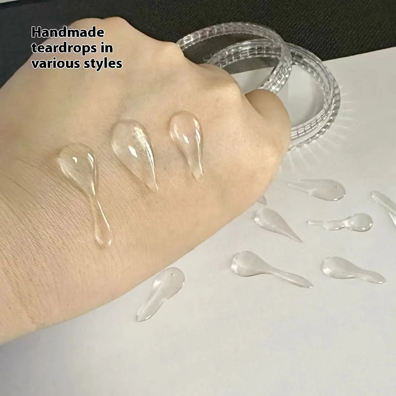 Goddess Makeup Epoxy Tears with Resin and Adhesive for Creative Effects