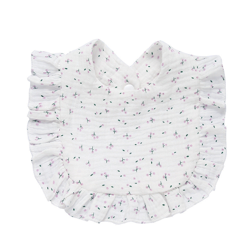 Baby Cotton Printed Gauze Bib - Gauze Bibs That Can Handle Baby’s Messy Adventures