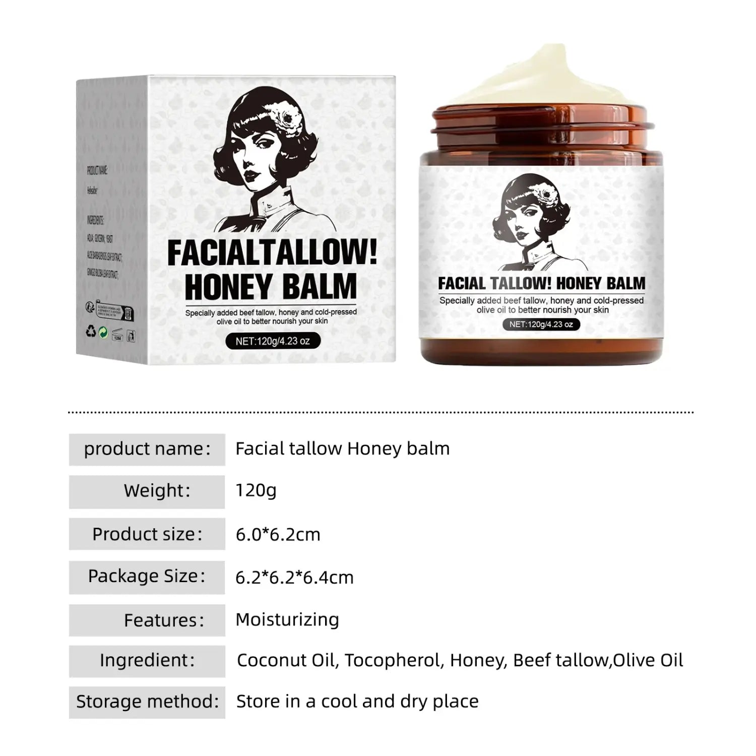 Moisturizing Emulsifiable Paste with Honey and Coconut Oil for Skin Care