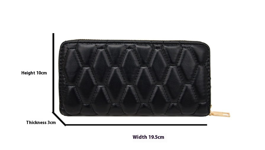 Czarno -biała walizka PU z rozciętą kieszonkową sylwetką