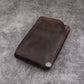 Men’s Handmade Vertical Wallet With Multiple Card Slots - Men’s Vertical Wallet for Hoarding Cards in Style