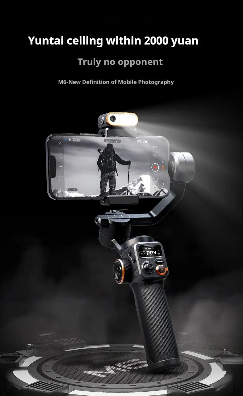 Mobile Phone Stabilizer with Face Tracking and AI Features