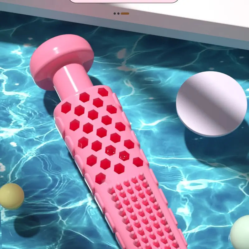 Small Animal Chew Toy TPR molar pinne for tenner rengjør kjæledyr tannpleie