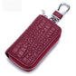 Leather Zipper Car Key Case - Chic Leather Zipper Car Key Case for Style on Wheels