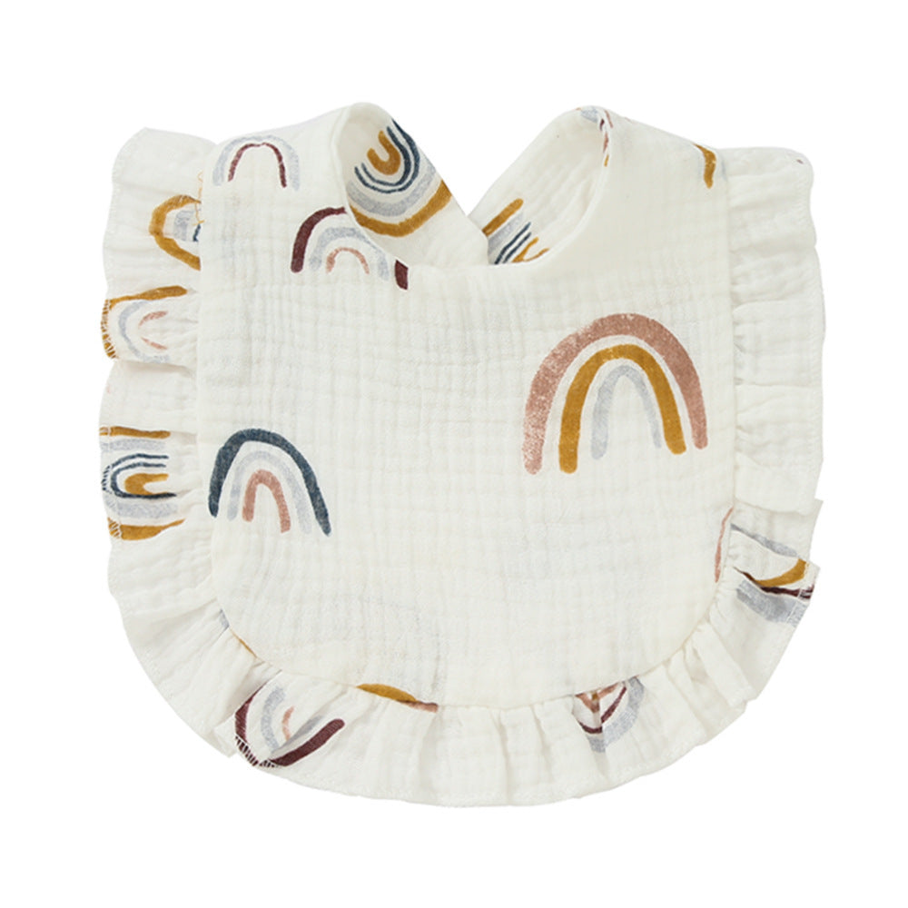 Baby Cotton Printed Gauze Bib - Gauze Bibs That Can Handle Baby’s Messy Adventures