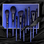 10-Piece Makeup Brushes Set with Brush Bag for Application and Gift Giving - Teleplus makeup brushes set