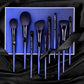 10-Piece Makeup Brushes Set with Brush Bag for Application and Gift Giving - Teleplus makeup brushes set