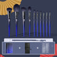 10-Piece Makeup Brushes Set with Brush Bag for Application and Gift Giving - Teleplus makeup brushes set