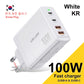 100W Gallium Nitride 4-port Fast Charging Charger - Charge Like a Boss with 100W Gallium Nitride Charger