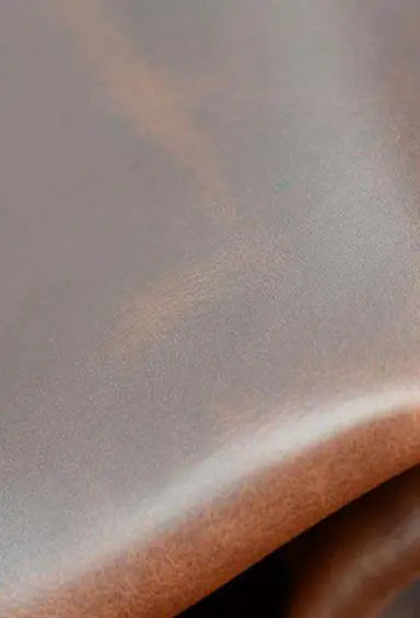 Dark Brown Cowhide Card Holder with Open Design for Wallets