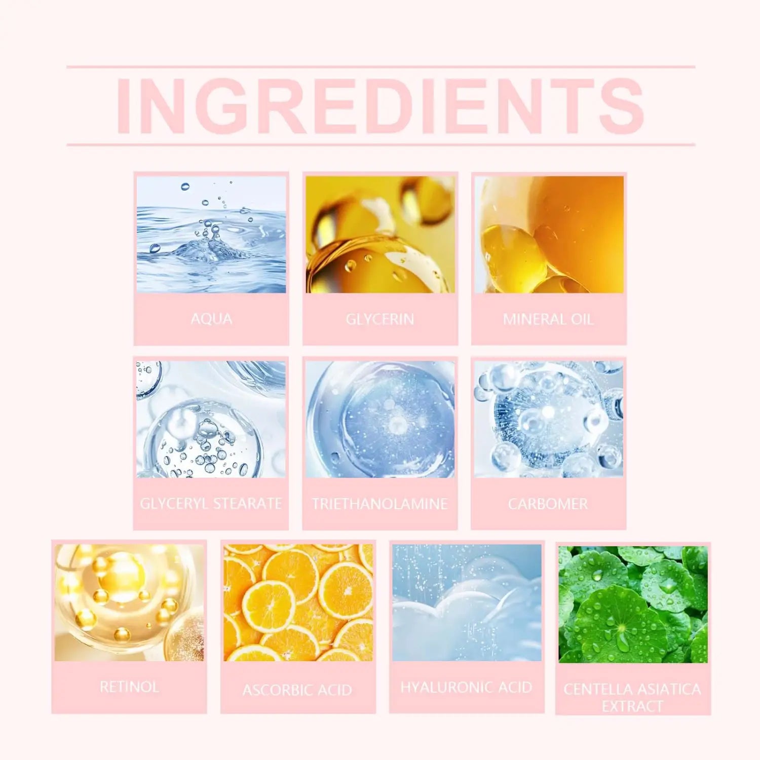 Retinooli silmakreem sügav niisutav Aasia Centella ekstraktiga