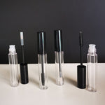 10ml Mascara Tube with Black or Silver Cover and Transparent Inner Plug - Teleplus suit mascara tube transparent