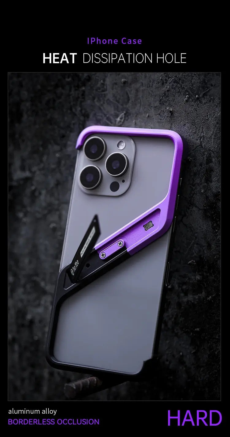 Applicable Pivot Half Pack Aluminum Alloy Phone Shockproof Bracket for Apple