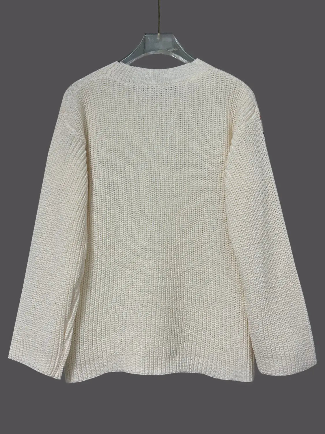 Apricot Slim Fit Streetwear Pullover Sweatshirt Contrast Color Polyester Top