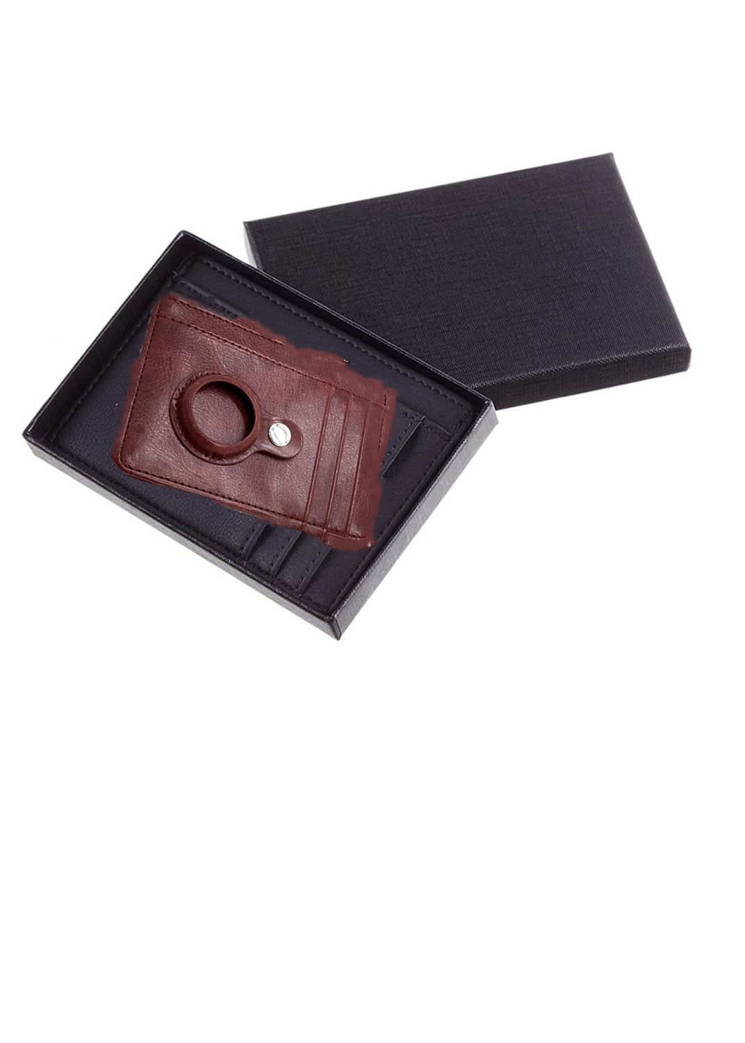 Anti-theft Swipe Card Holder Men’s Card Holder Wallet - Steal This Card Holder with Photo and Change Slots