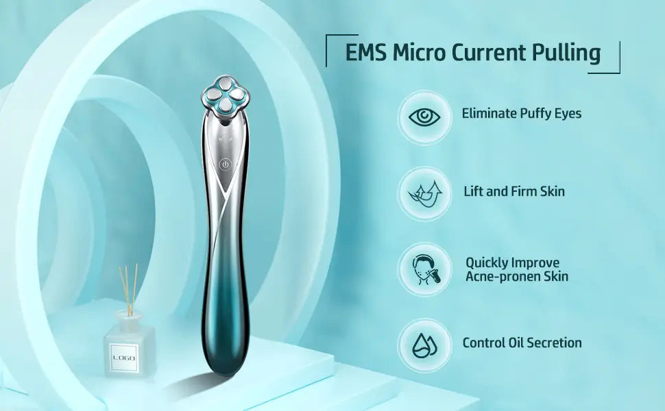 RF Radiofrekvens Øye skjønnhetsinstrument for å fjerne fine linjer kråkeføtter radiofrekvensinstrument øyemassasje