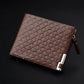 Multifunctional Zipper Business Youth Card Case Student Wallet - Zipper Wallet: Stylish Brown Companion for Students