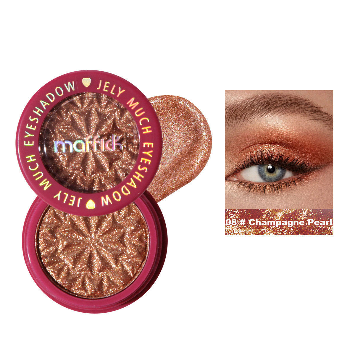 12-Color Mashed Potato Eyeshadow Palette with Delicate Shades - Teleplus mashed potato eyeshadow delicate 12-color