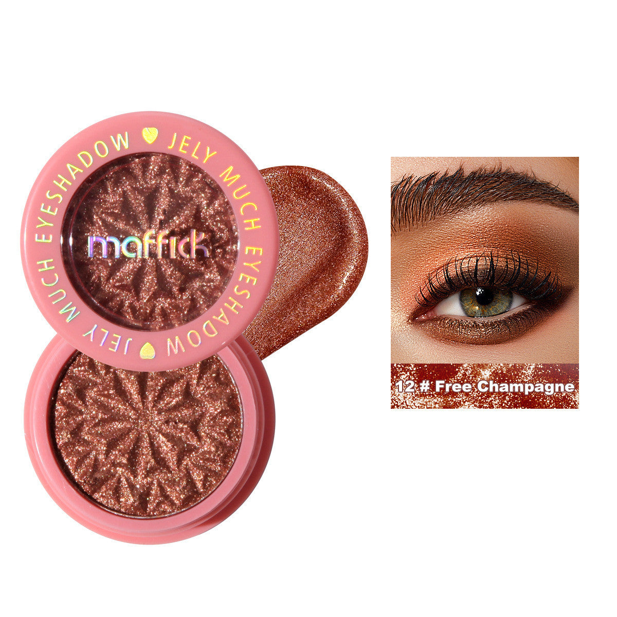 12-Color Mashed Potato Eyeshadow Palette with Delicate Shades - Teleplus mashed potato eyeshadow delicate 12-color