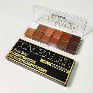 12 Colors Concealer Pen for Dark Skin Waterproof and Neutralizing Imperfections - Teleplus colors concealer dark skin