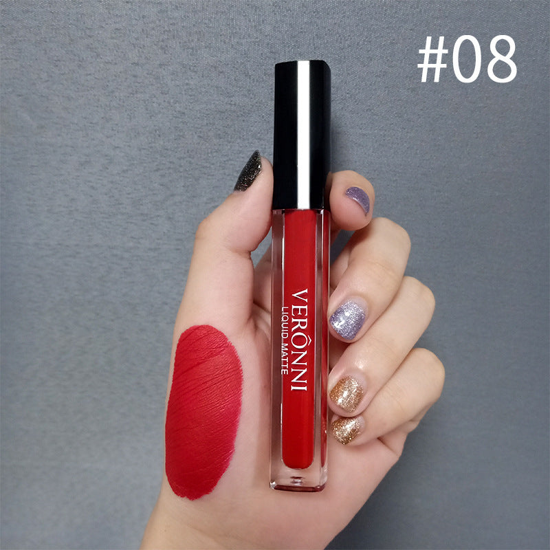 12 Colors Waterproof Cup Matte Lip Gloss with Nonstick Easy to Color - Teleplus for Coloring cup matte lip gloss surface