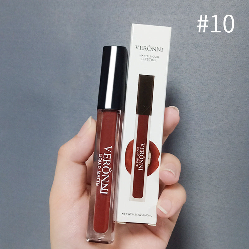 12 Colors Waterproof Cup Matte Lip Gloss with Nonstick Easy to Color - Teleplus for Coloring cup matte lip gloss surface