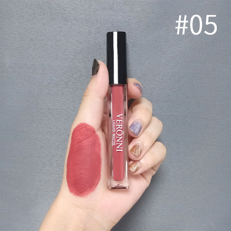 12 Colors Waterproof Cup Matte Lip Gloss with Nonstick Easy to Color - Teleplus for Coloring cup matte lip gloss surface