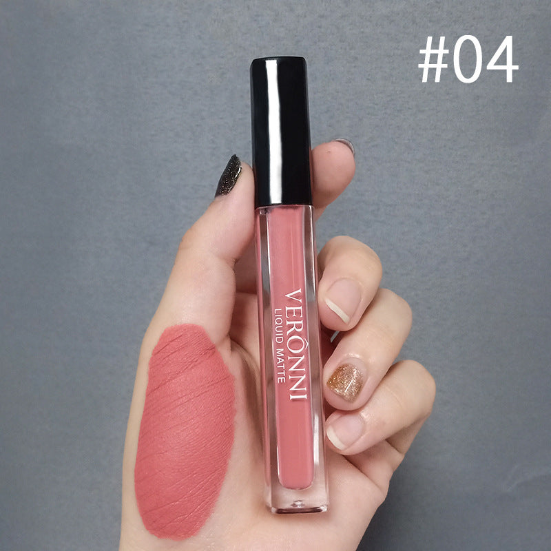 12 Colors Waterproof Cup Matte Lip Gloss with Nonstick Easy to Color - Teleplus for Coloring cup matte lip gloss surface