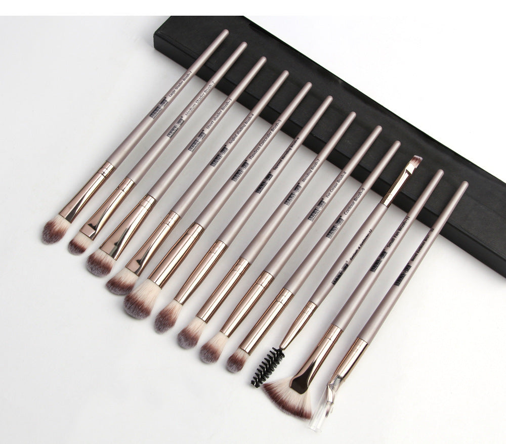 12 makeup brushes set - Brush It Off With Our Rod Rose Gold Makeup Brushes Set