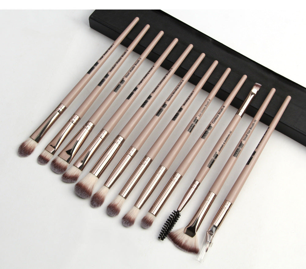 12 makeup brushes set - Brush It Off With Our Rod Rose Gold Makeup Brushes Set