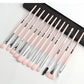 12 makeup brushes set - Brush It Off With Our Rod Rose Gold Makeup Brushes Set