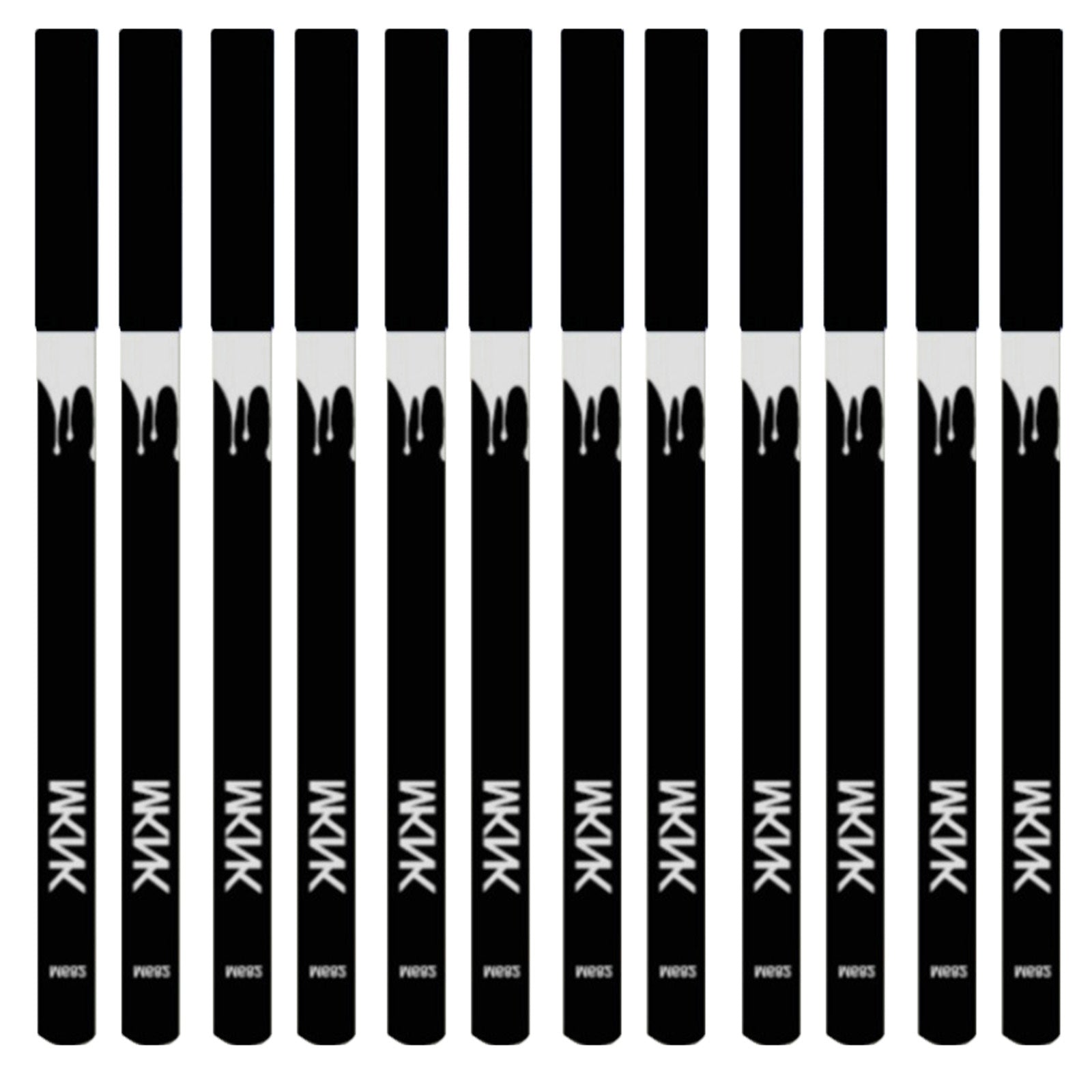 12-Pack Black and White Eyeliner Lip Line Pens for Makeup - Teleplus lip line white eyeliner teleplus 12-pack black
