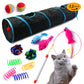 12-Piece Pet Toys Set for Dogs and Cats Assorted Polyester Accessories - Telepluscomtr 12-piece set pet toys cat toy