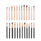 12 Rose Gold Eye Makeup Brush Universal Modeling Daily Makeup Brush Set Soft Fur Eye Shadow Brush - Glitz Up Your Eyes